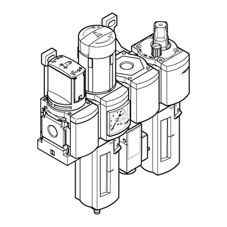 Festo Service Unit Combination MSB4-1/4:C3J1F3M1-WP MSB4-1/4:C3J1F3M1-WP